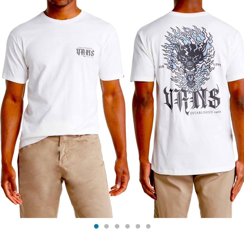 COPY - 🏈🏈NWT Size 2x Men’s VAN’S  T-Shirt White Short Sleeve, Top